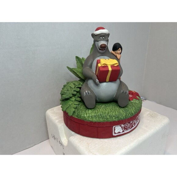 Walt Disney Christmas 1995 "For You, Baloo" Grolier Baloo And Mowgli Jungle Book - Picture 3 of 9